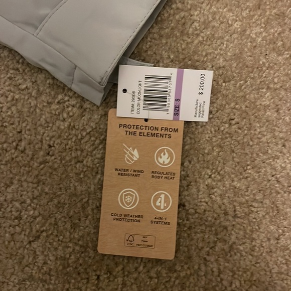 Zeroexposur systems jacket polyester gray size S color listed as a moonlight - Picture 4 of 4